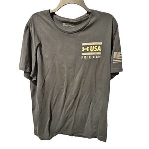 Under Armour UA Freedom Flag T-shirt Black/steel Large 1333350002LG